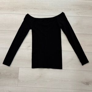 Free People Black Off-Shoulder Women's Top - XS/S